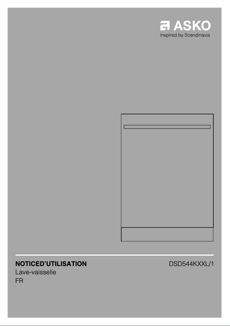Página nº 1 - Manual de usuario Asko DSD544KXXL/1
