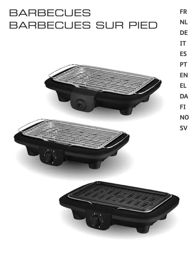 Página 1 del manual Manual de usuario Tefal BG901O12