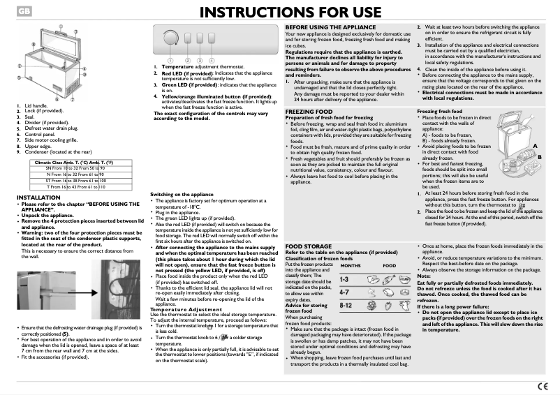 Página 1 del manual Manual de usuario Whirlpool AFG 044/G