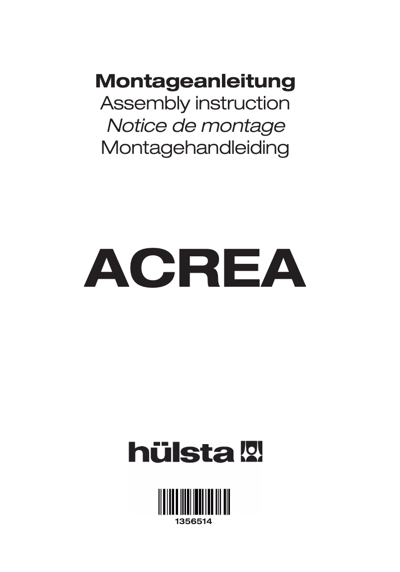 Imagen de la primera página del manual del dispositivo ACREA