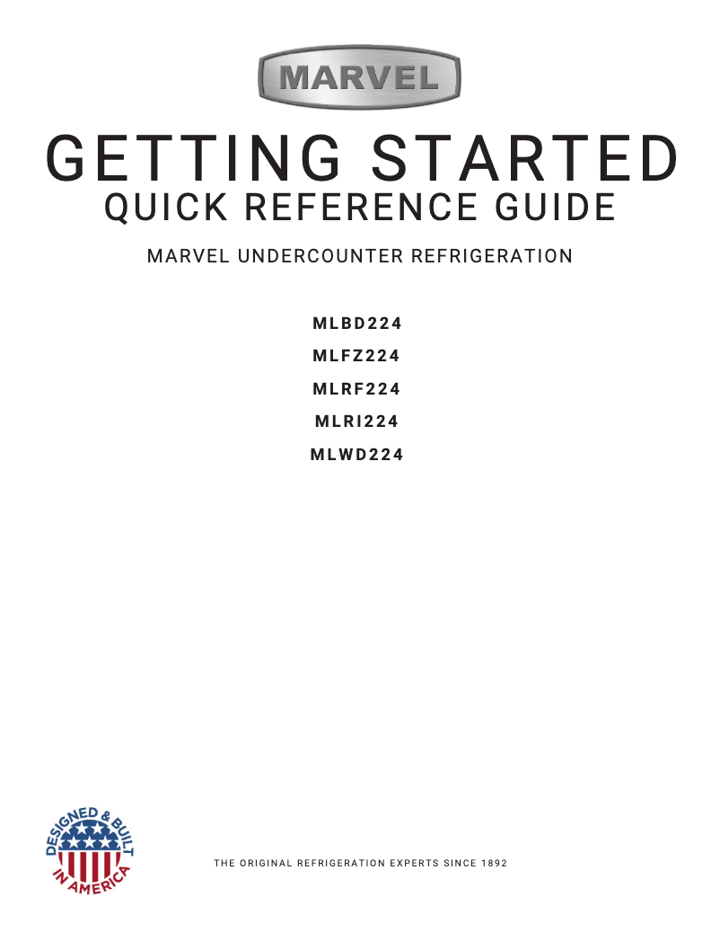 Imagen de la primera página del manual del dispositivo MLRI224IS01A