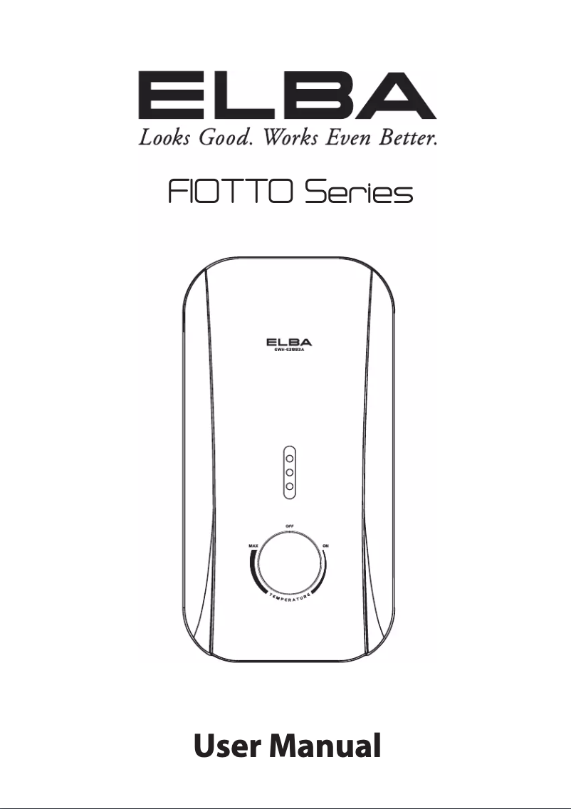 Imagen de la primera página del manual del dispositivo EWH-E3883AC(SG)