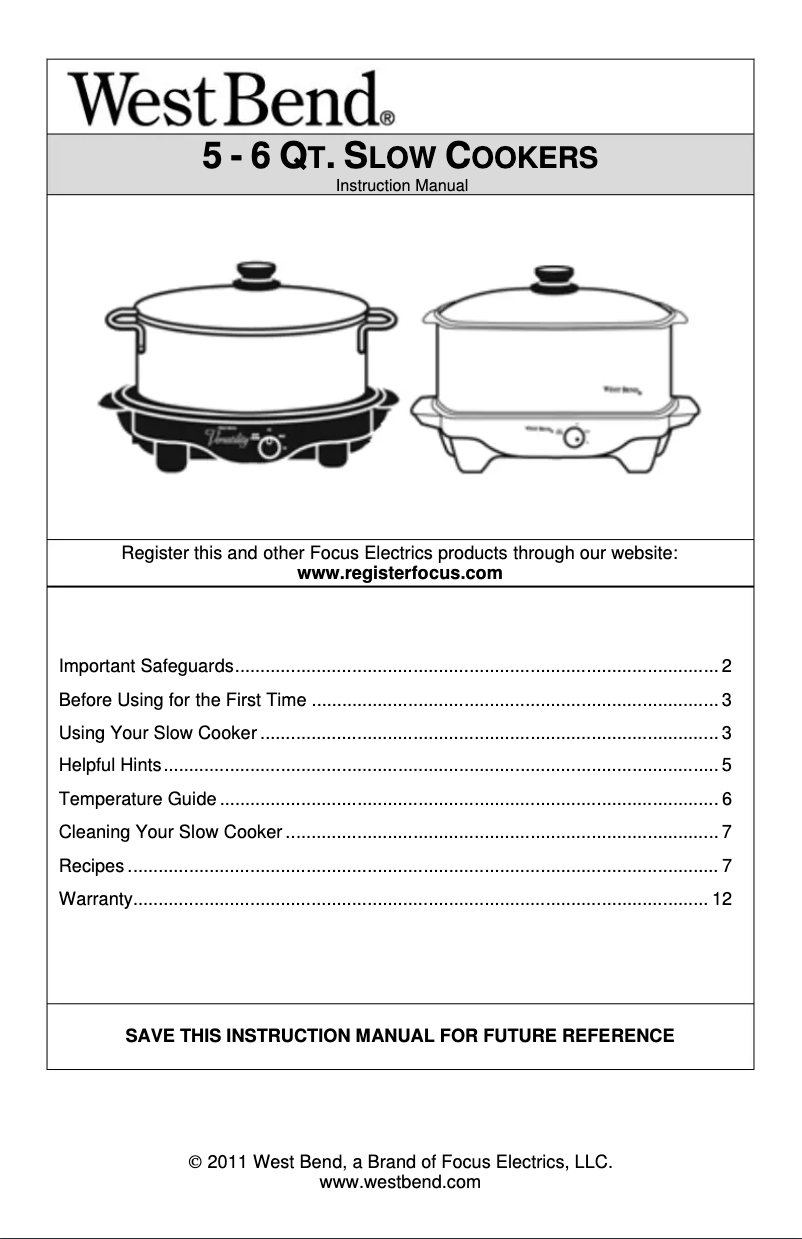 Imagen de la primera página del manual del dispositivo 84866