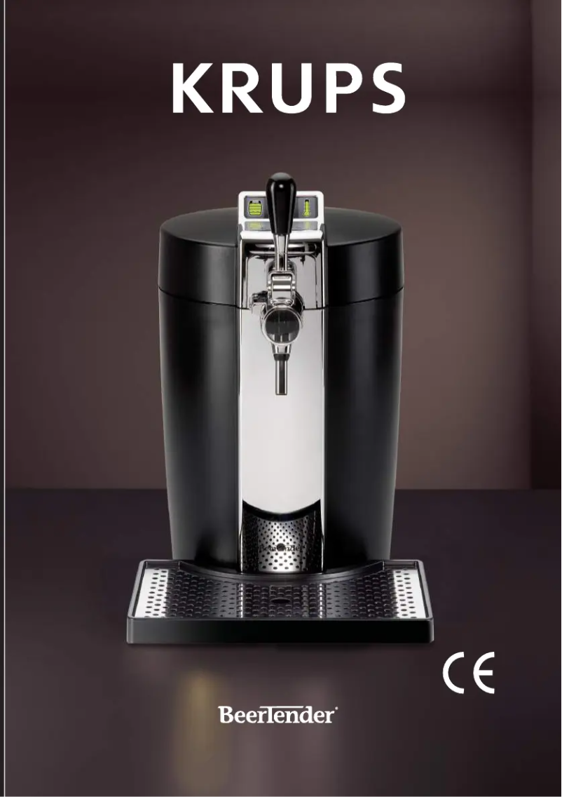 Imagen de la primera página del manual del dispositivo BeerTender VB700E