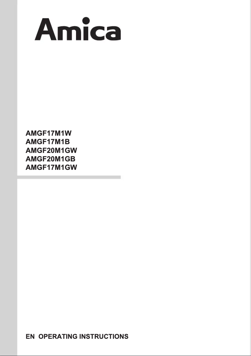 Imagen de la primera página del manual del dispositivo AMGF17M1GW