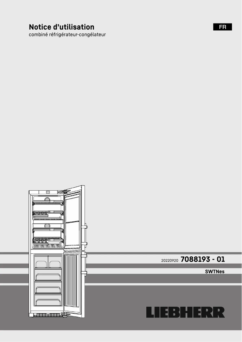 Página 1 del manual Manual de usuario Liebherr SBSes 8496 Premium