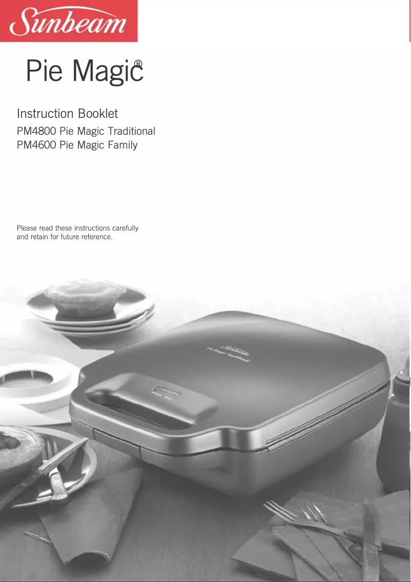 Imagen de la primera página del manual del dispositivo Pie Magic PM4210