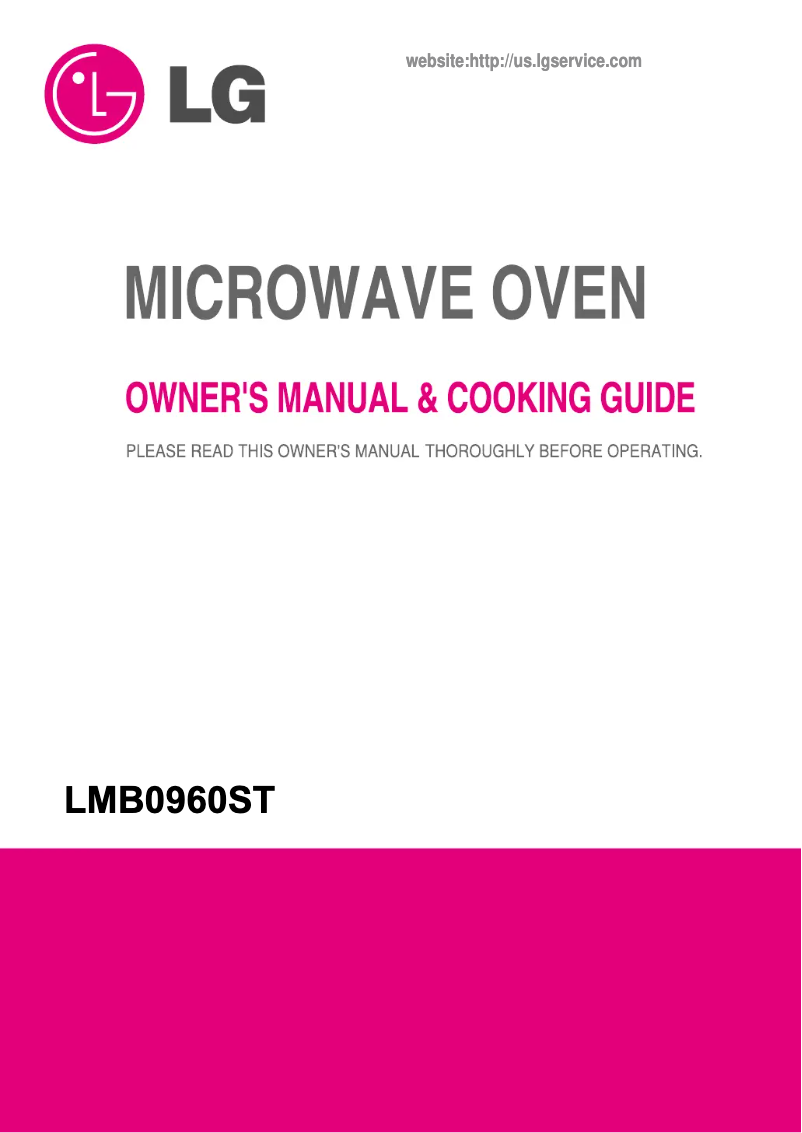 Página 1 del manual Manual de usuario LG LMB0960