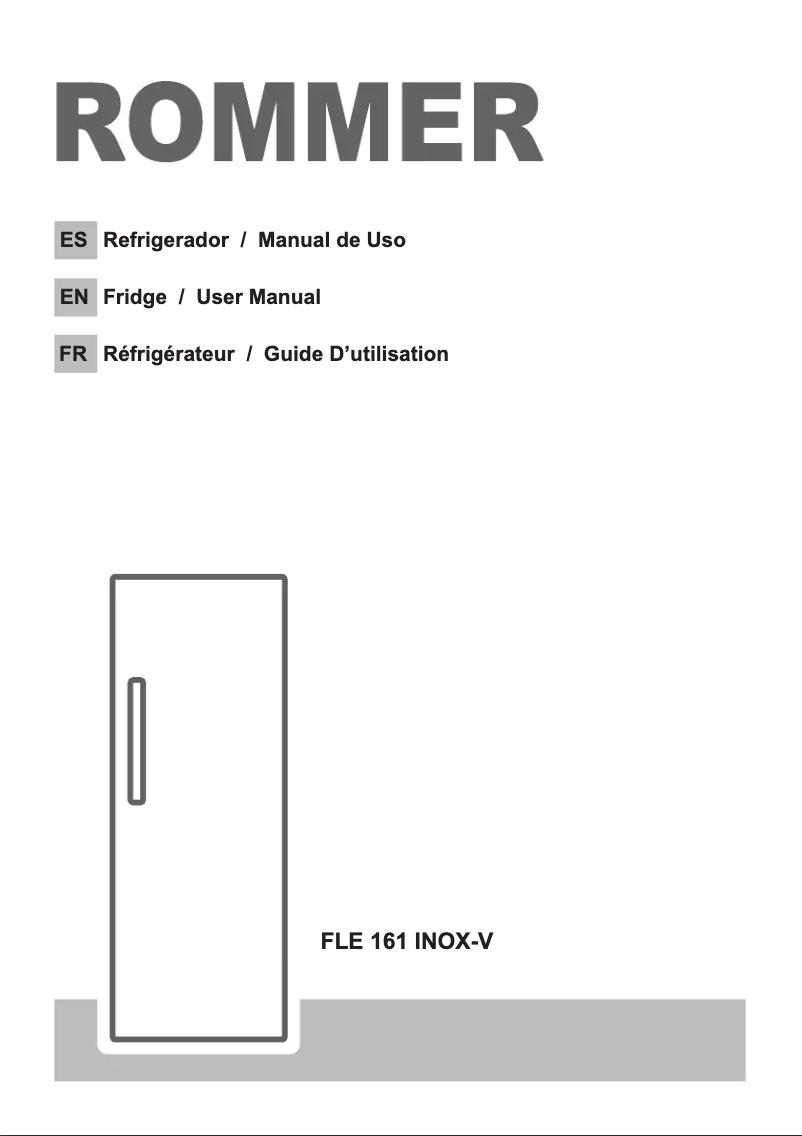 Imagen de la primera página del manual del dispositivo FLE 161 INOX-V