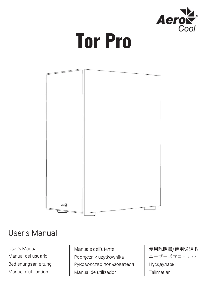 Imagen de la primera página del manual del dispositivo Tor Pro