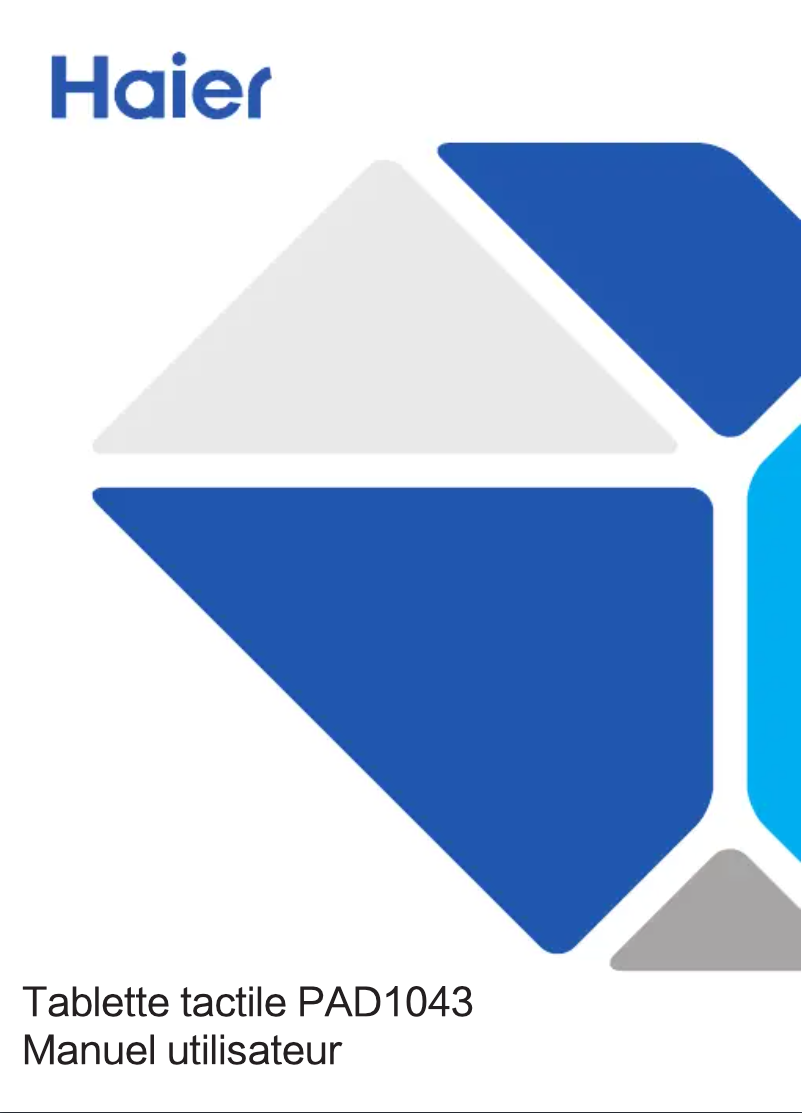 Página 1 del manual Manual de usuario Haier HAIERPAD 1043