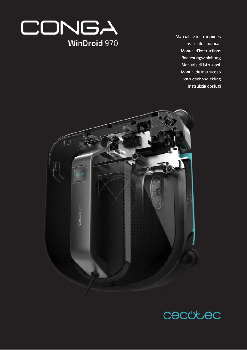 Imagen de la primera página del manual del dispositivo Conga WinDroid 970