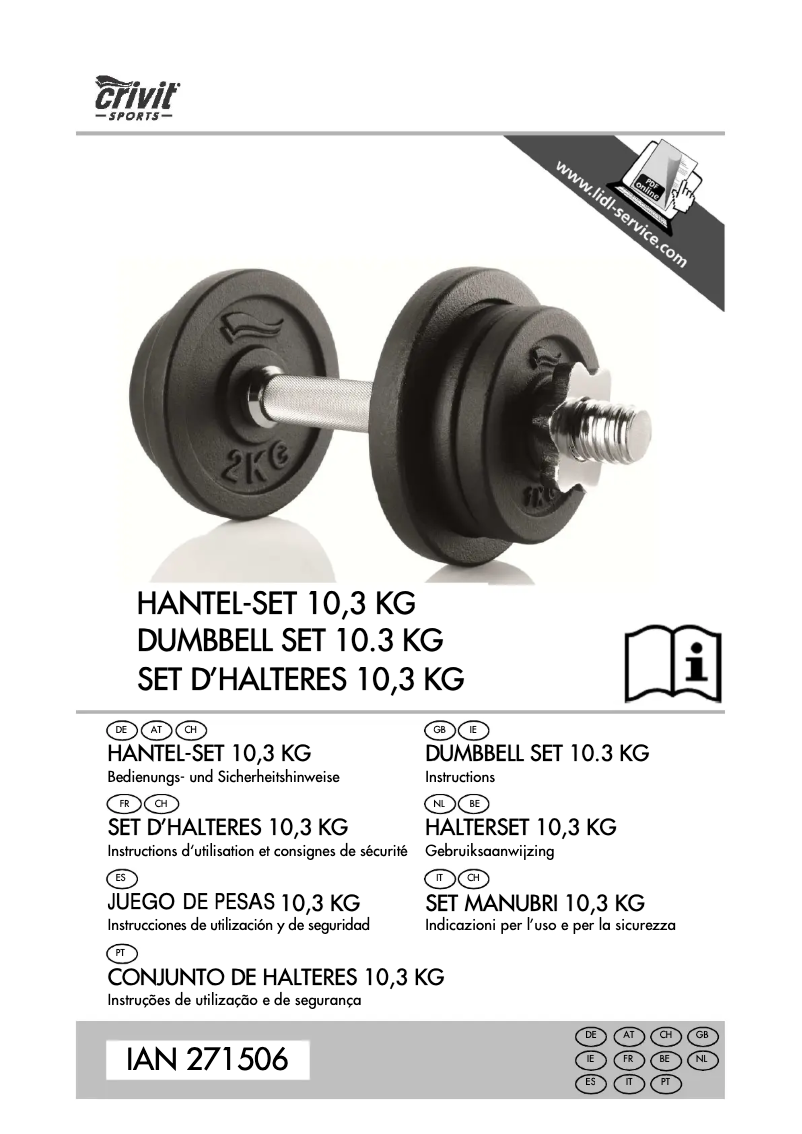 Imagen de la primera página del manual del dispositivo IAN 271506