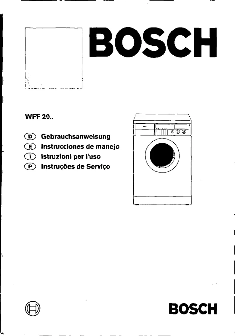 Imagen de la primera página del manual del dispositivo WFF2060