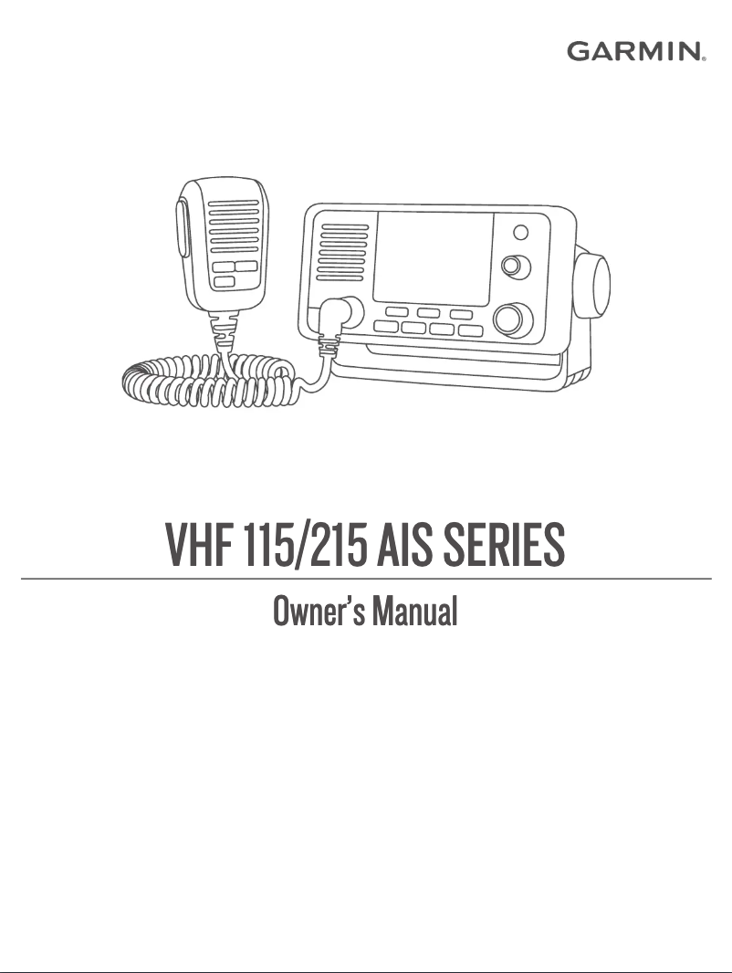 Imagen de la primera página del manual del dispositivo VHF 115