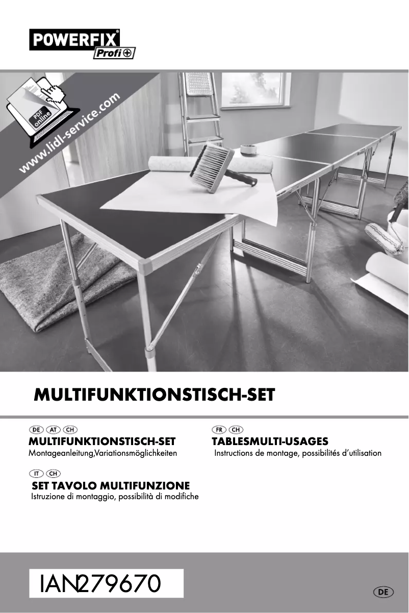 Página 1 del manual Manual de usuario Powerfix IAN 279670