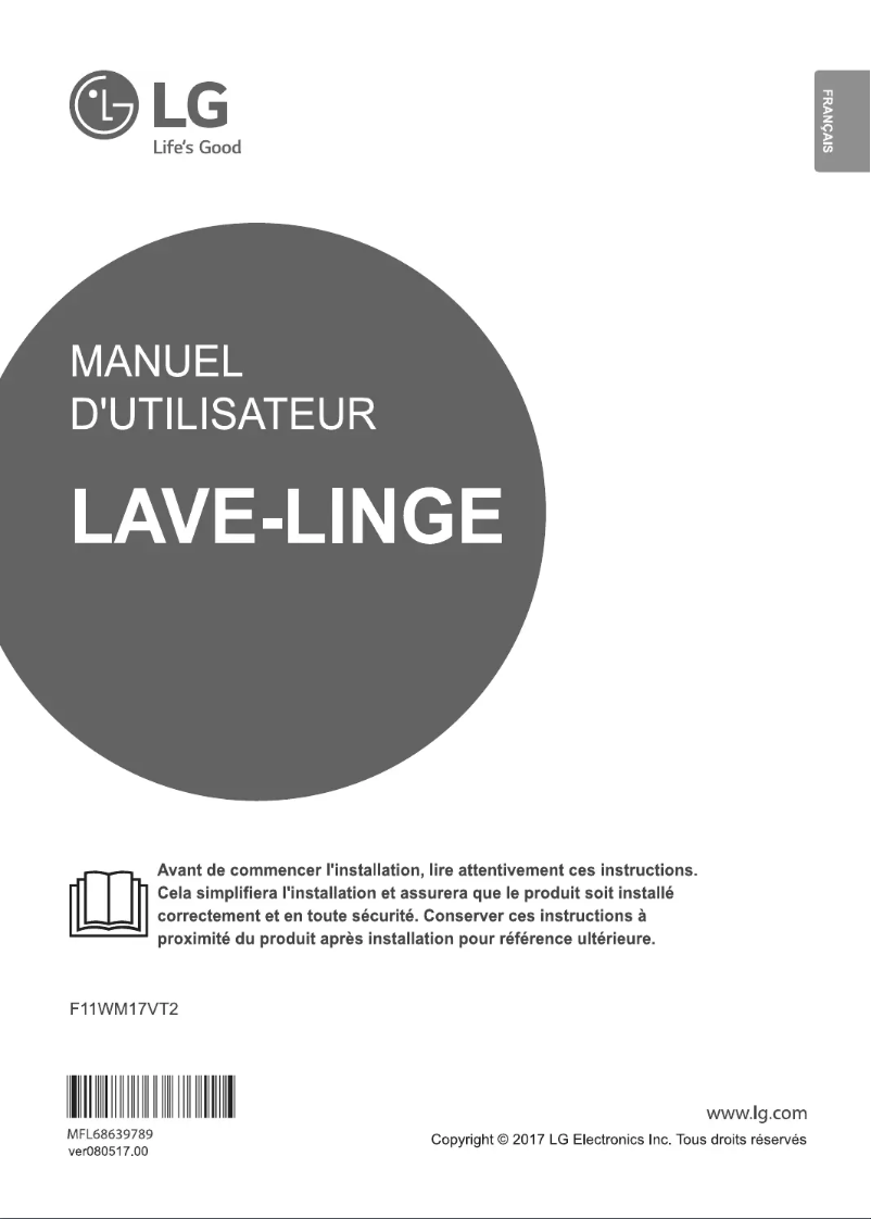 Página 1 del manual Manual de usuario LG F11WM17VT2