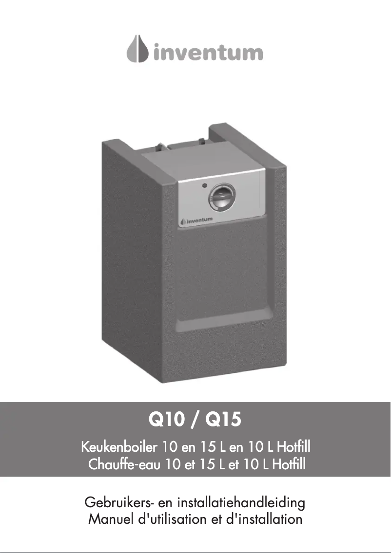 Página 1 del manual Manual de usuario Inventum Q15
