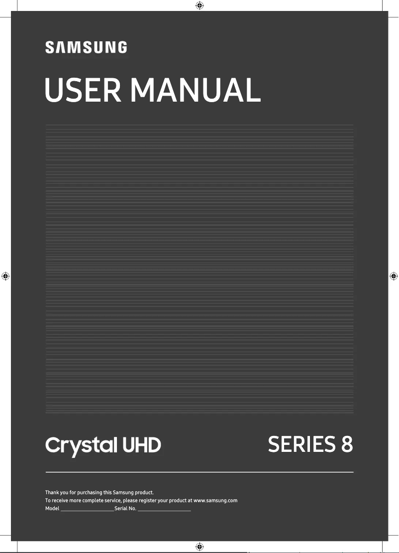Imagen de la primera página del manual del dispositivo UA65TU8570U
