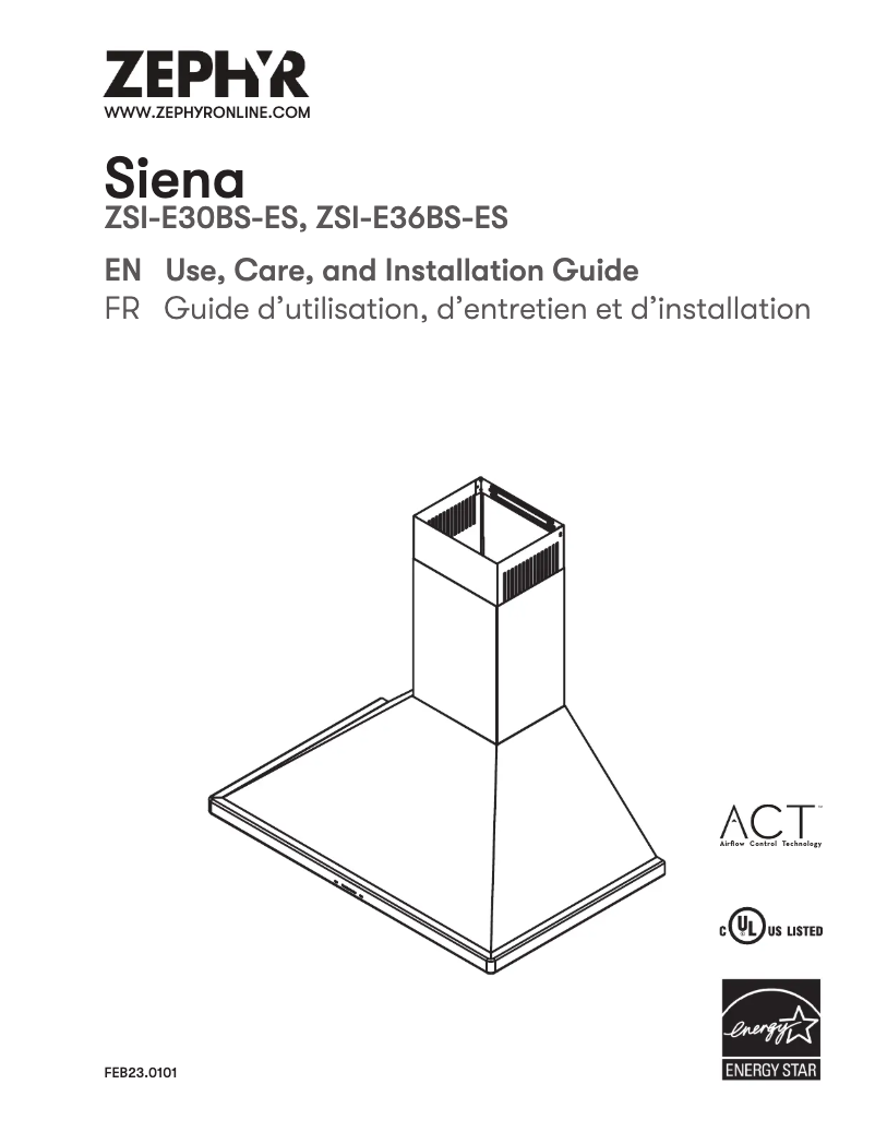 Imagen de la primera página del manual del dispositivo ZSI-E30BS-ES