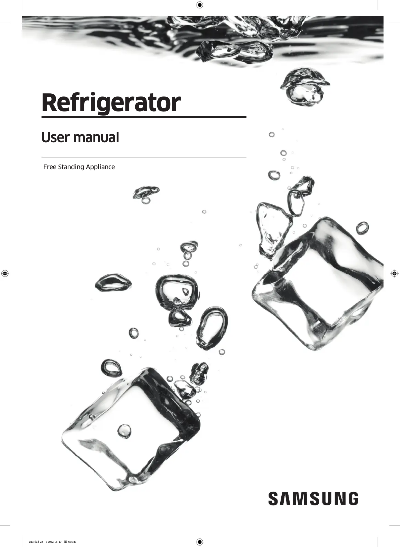 Imagen de la primera página del manual del dispositivo RF60A91C3AP