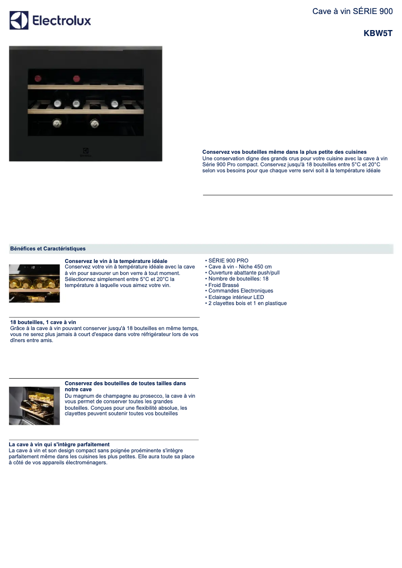 Imagen de la primera página del manual del dispositivo KBW5T