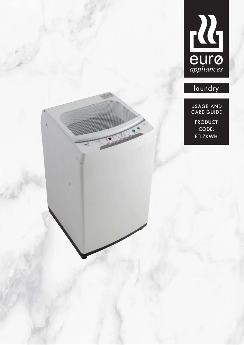 Página 1 del manual Manual de usuario Euro Appliances ETL7KWH