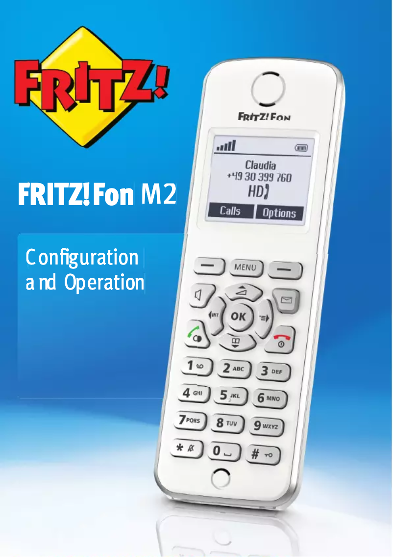 Imagen de la primera página del manual del dispositivo FRITZ!Fon M2 International