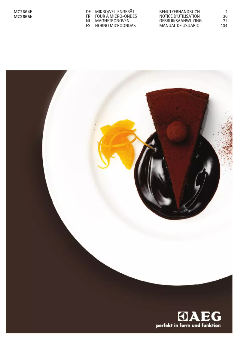 Imagen de la primera página del manual del dispositivo MC2664E-B