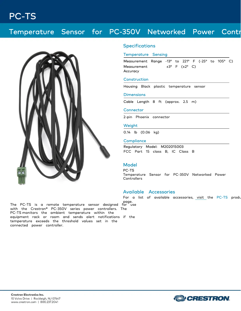 Imagen de la primera página del manual del dispositivo PC-TS