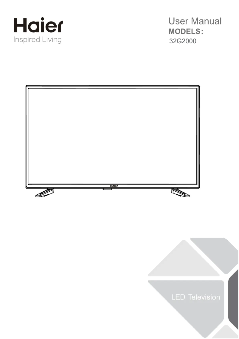 Página 1 del manual Manual de usuario Haier 32G2000M