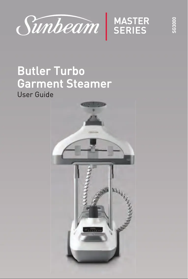Imagen de la primera página del manual del dispositivo Butler Turbo SG3000