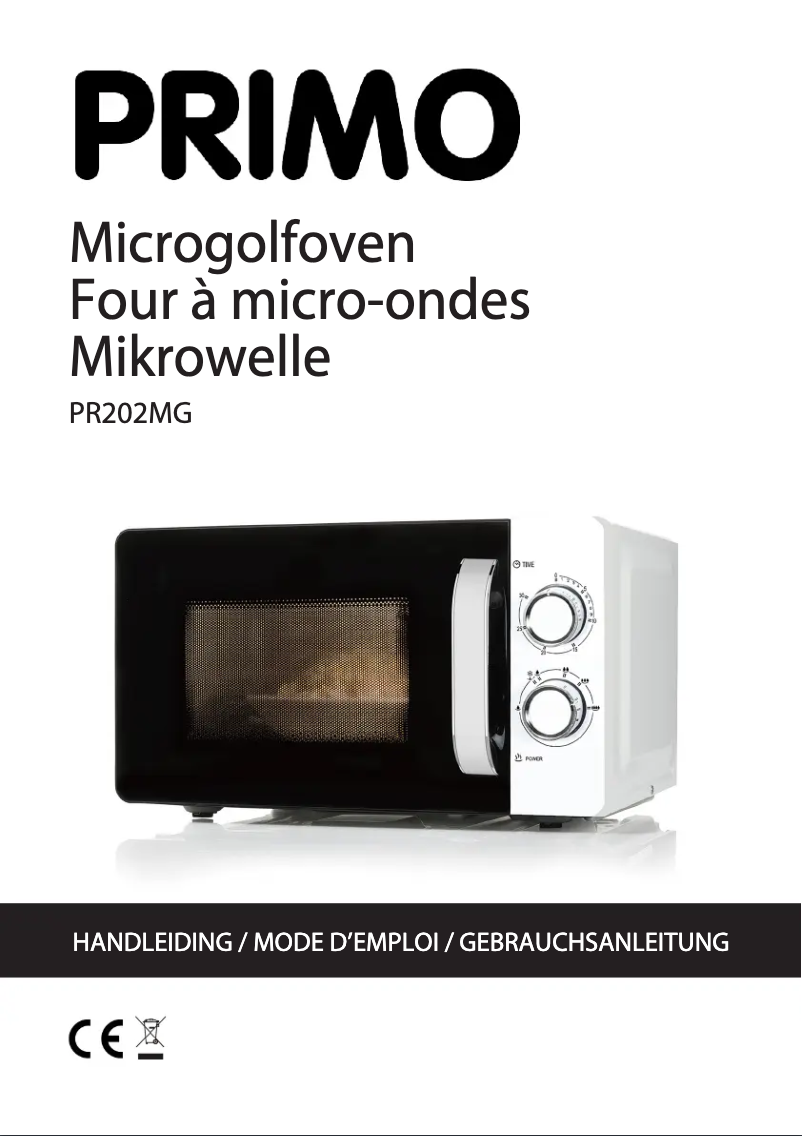 Imagen de la primera página del manual del dispositivo PR202MG