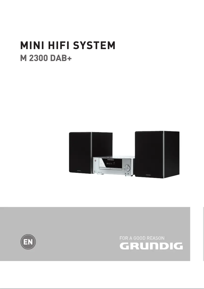 Página 1 del manual Manual de usuario Grundig M 2300 DAB+ NFC