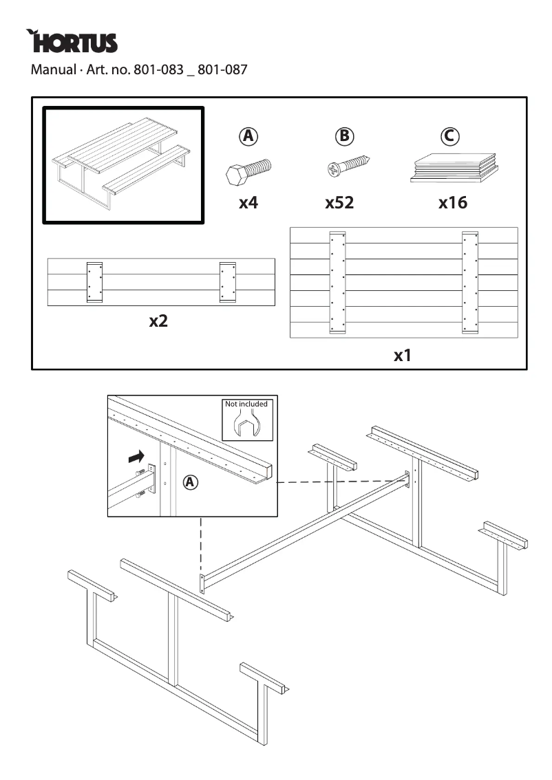 Imagen de la primera página del manual del dispositivo 801-083