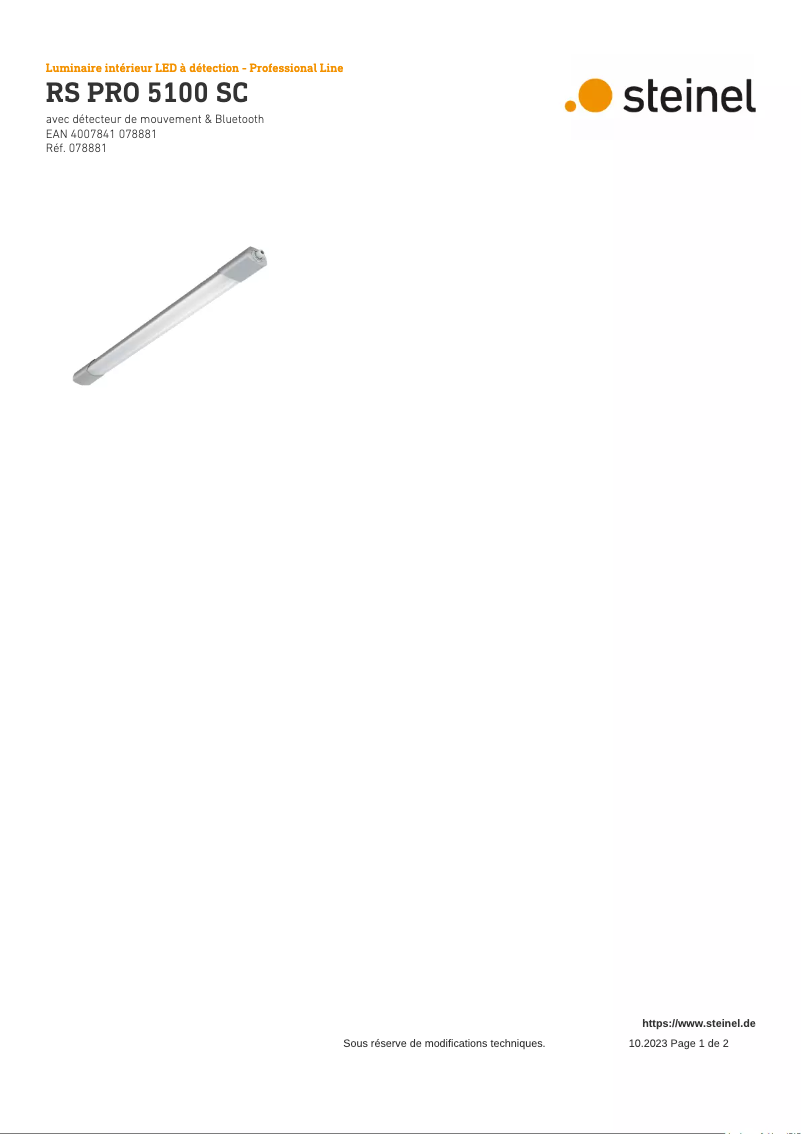 Imagen de la primera página del manual del dispositivo RS PRO 5100 SC