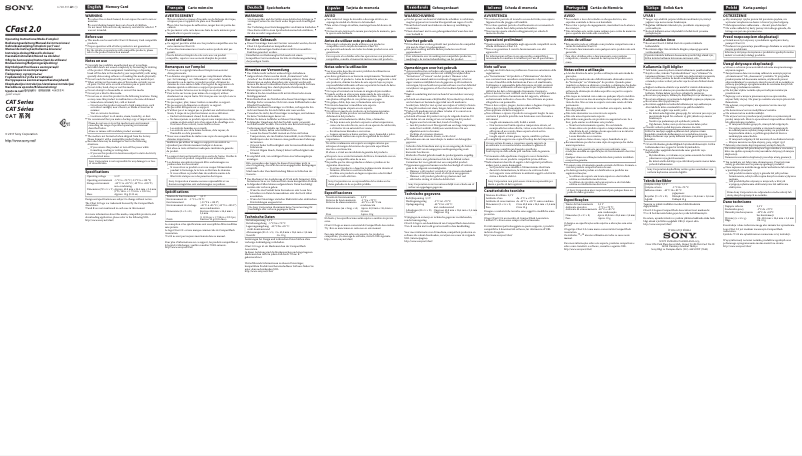 Imagen de la primera página del manual del dispositivo CAT-G128