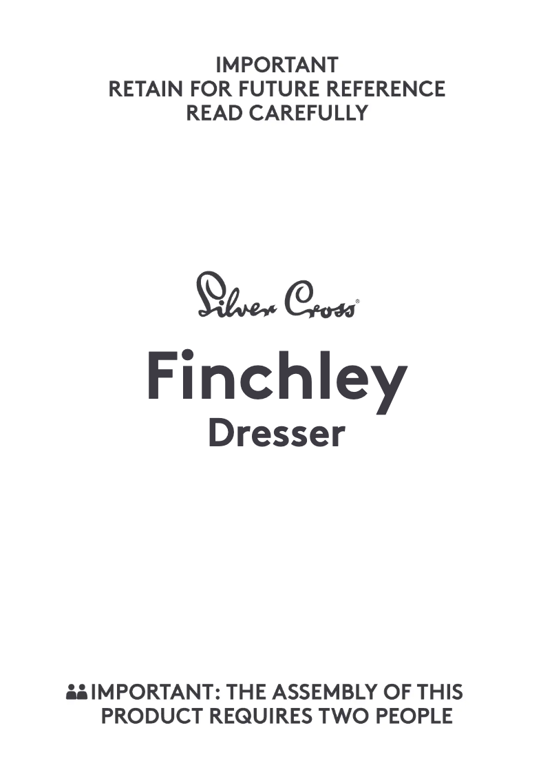 Imagen de la primera página del manual del dispositivo Finchley Dresser