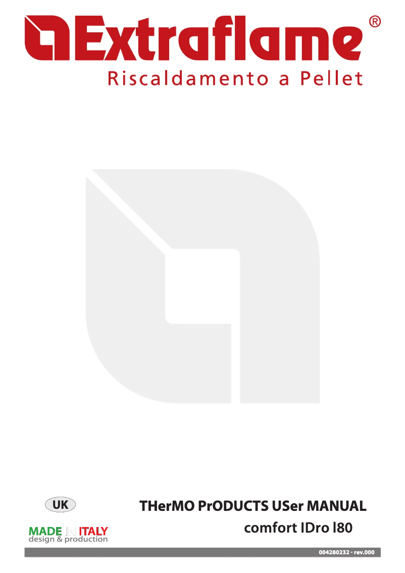 Página nº 1 - Manual de usuario La Nordica Comfort Idro L80