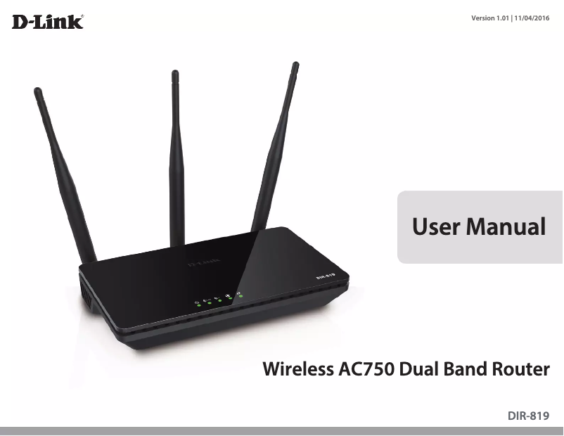 Página 1 del manual Manual de usuario D-Link DIR-819