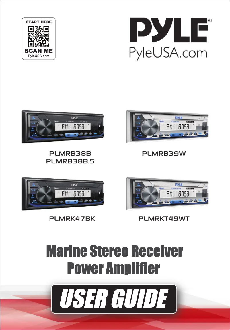 Página 1 del manual Manual de usuario Pyle PLMRB38B