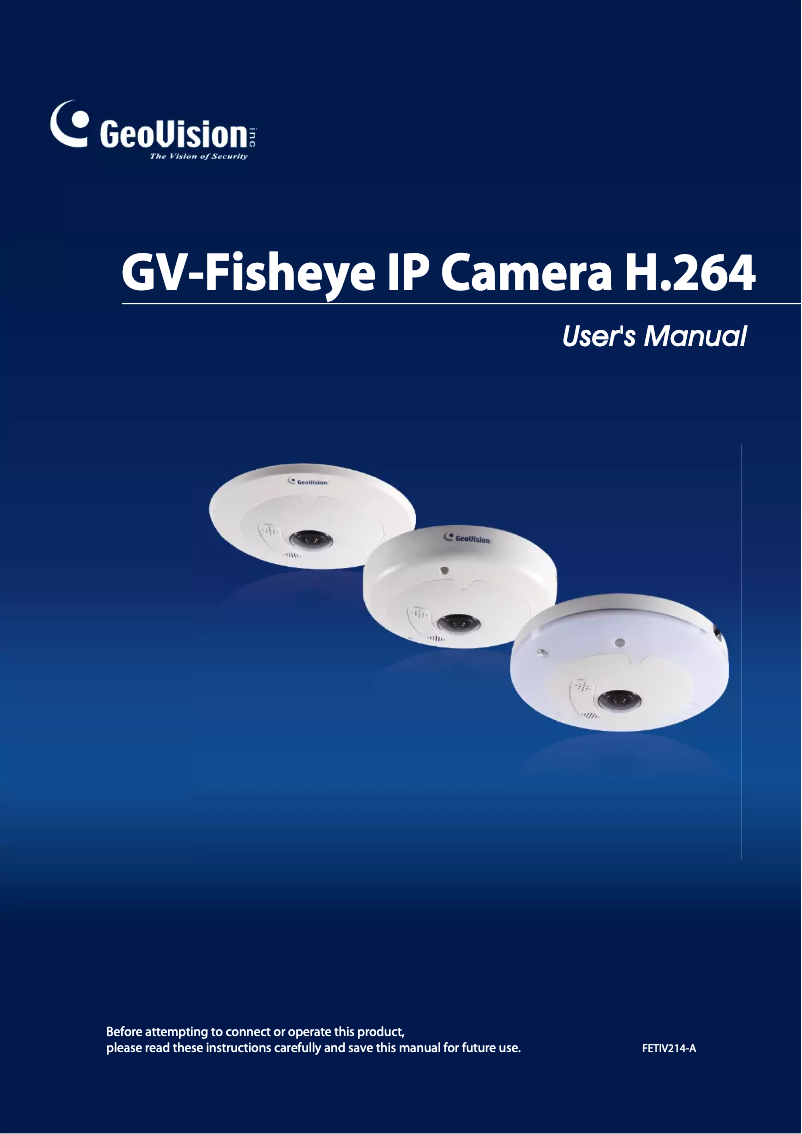 Página 1 del manual Manual de usuario Geovision GV-FE3403