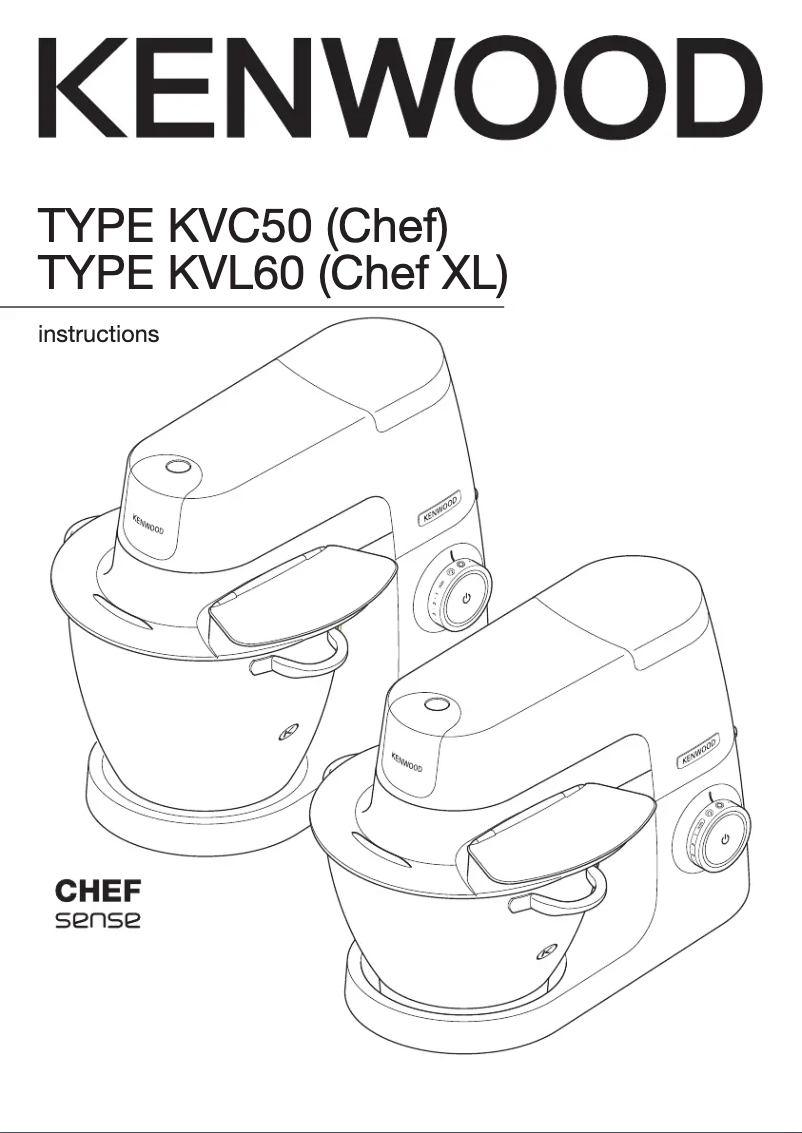 Imagen de la primera página del manual del dispositivo Chef XL Elite KVL6300S