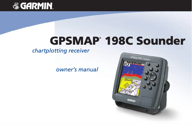 Página 1 del manual Manual de usuario Garmin GPSMAP 198C Sounder
