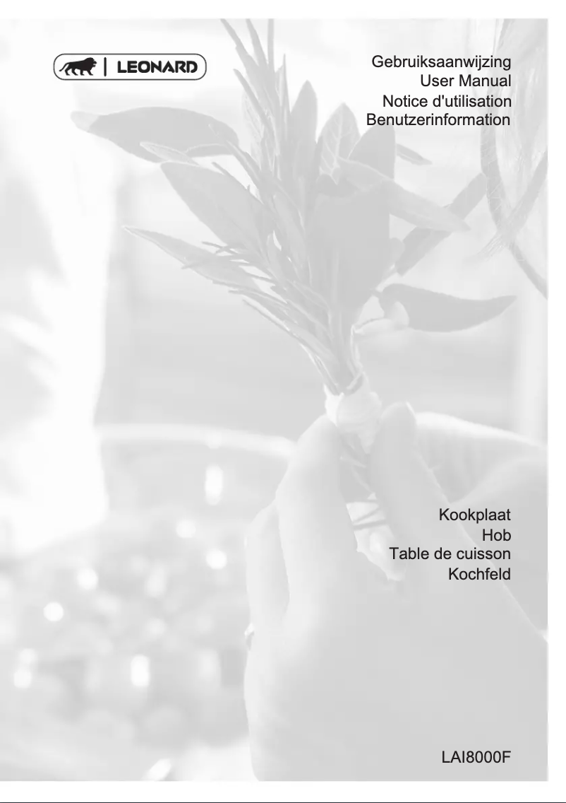 Imagen de la primera página del manual del dispositivo LAI8000F