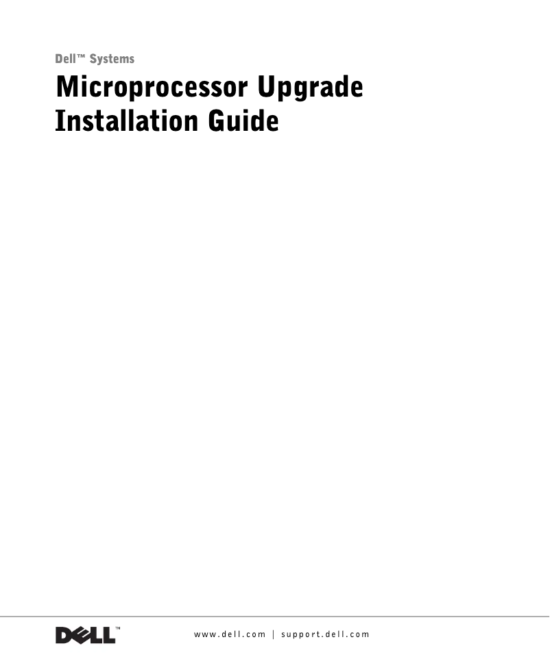 Página 1 del manual Manual de usuario Dell PowerEdge 500SC