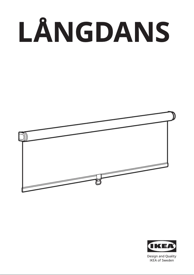 Página 1 del manual Manual de usuario Ikea LÅNGDANS 404.718.28