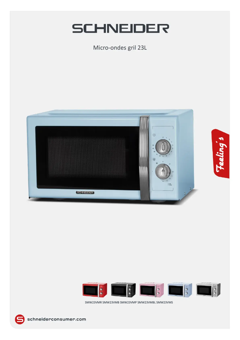 Imagen de la primera página del manual del dispositivo SMW23VMBL