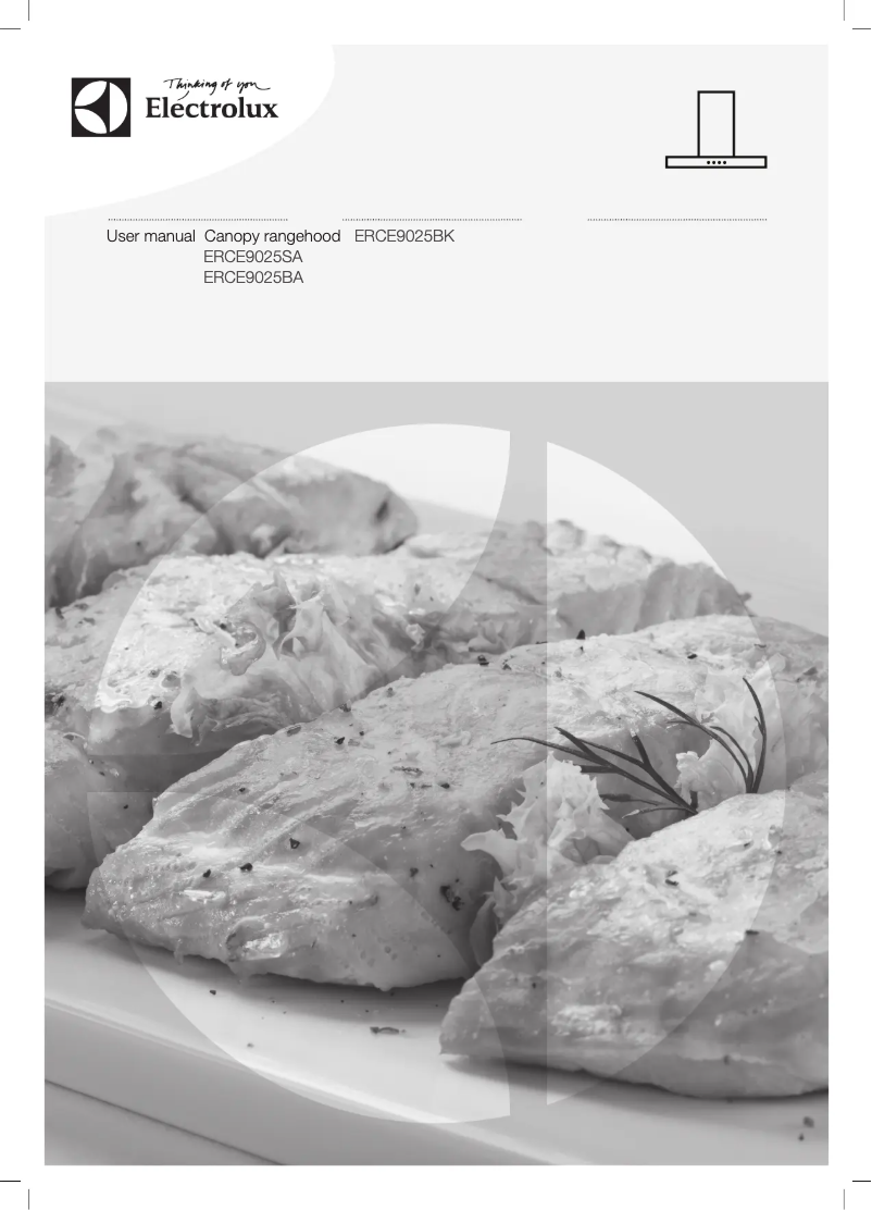 Imagen de la primera página del manual del dispositivo ERCE9025SA