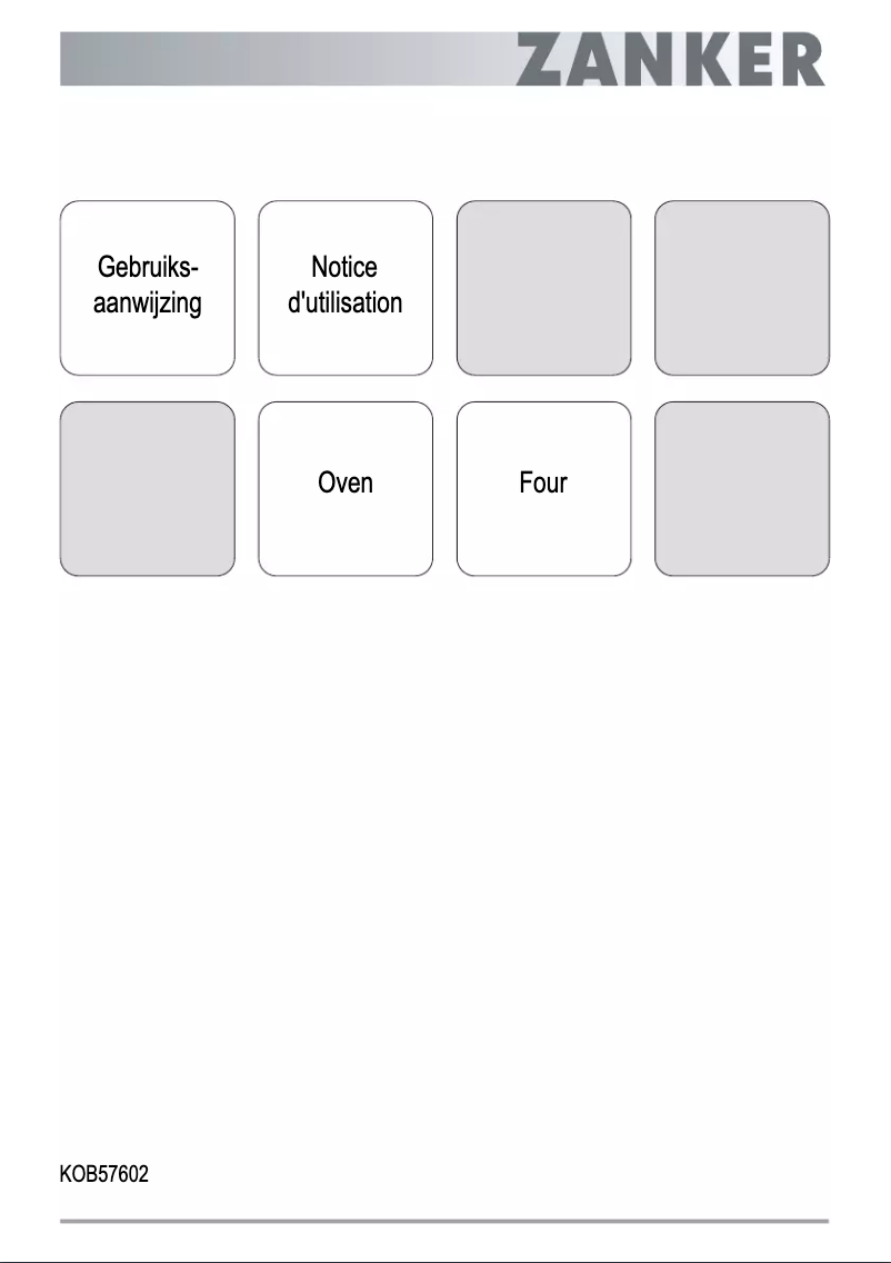 Imagen de la primera página del manual del dispositivo KOB57602